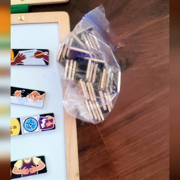 2 Melissa and Doug Wooden Magnetic Responsibility Charts - Picture 8 of 16
